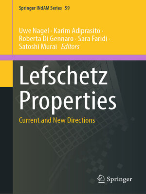 cover image of Lefschetz Properties